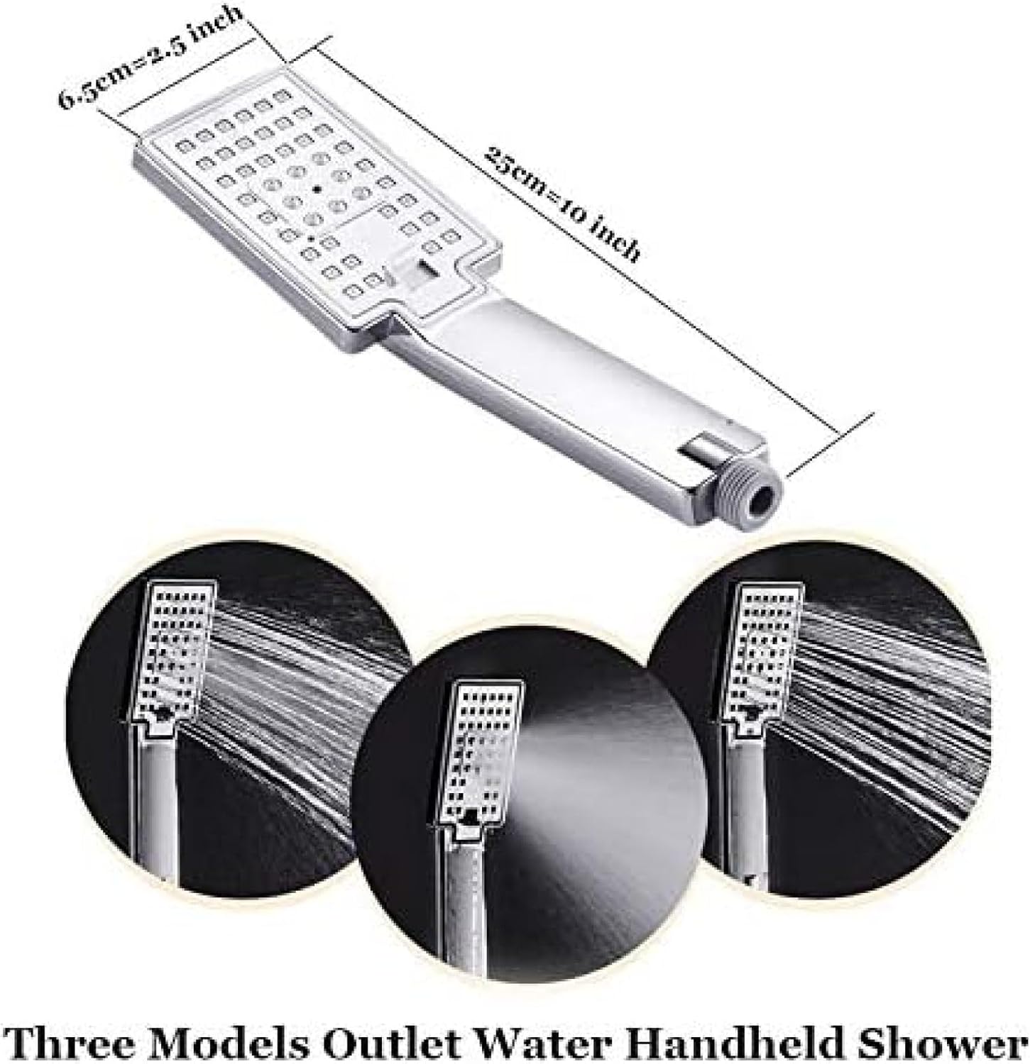 Shower System, Luxury LED Rain Waterfall Shower Panel Column Shower Faucet Set 4 Multi-functional Nozzles Massage SPA Jet Digital Screen