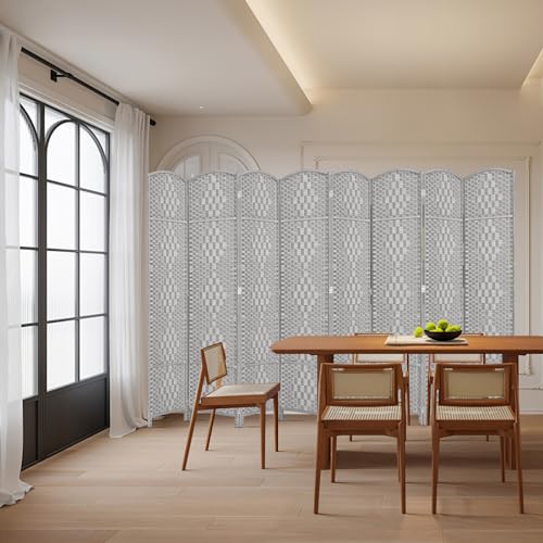 Room Divider, Room Dividers and Folding Privacy Screens, 16in Privacy Screen, 6 Panel Temporary Wall Partitions, 6ft Space Separation Panel Screen