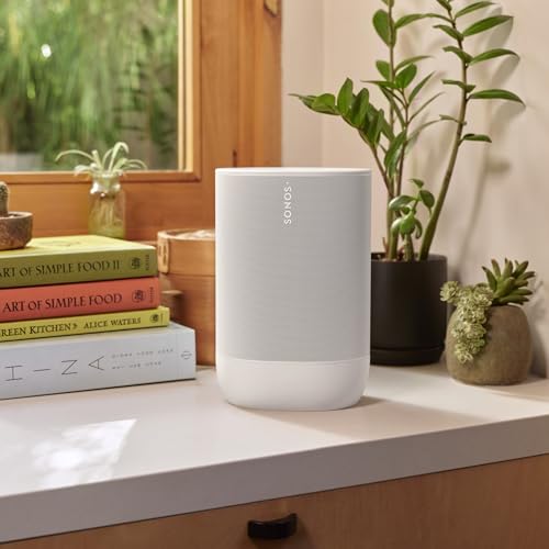 Sonos Move 2 - White - Wireless Portable Bluetooth Speaker - Radiant Selections
