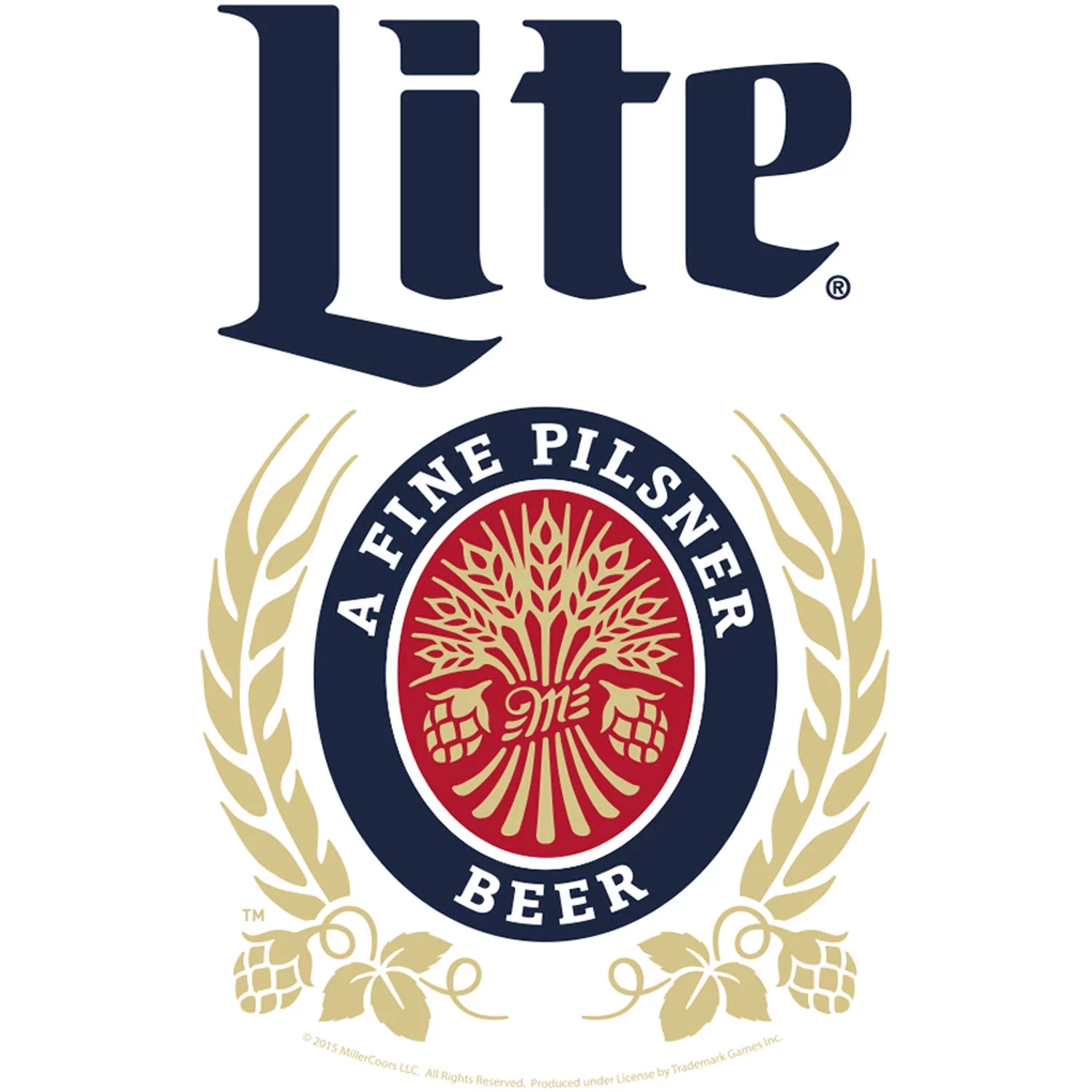 Miller Lite Padded Swivel Bar Stool, Retro