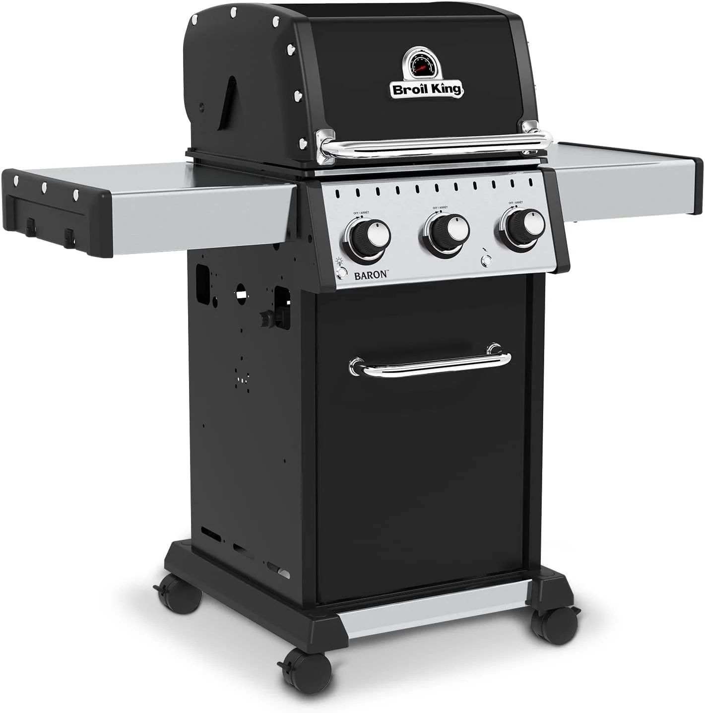 Broil King, Baron 320 Pro, 874214, Liquid Propane LP, Silver, Black