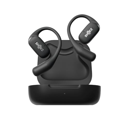 SHOKZ OpenFit Open Ear True Wireless Bone Conduction Earbuds - Black