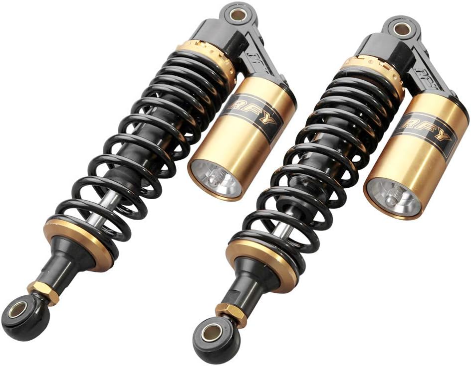 Newsmarts 2pcs Adjustable 320mm Motorbike Air Shock Absorbers Universal Fit for Honda Suzuki Yamaha Kawasaki ATV Go Kart Quad Dirt Sport Bikes Pack