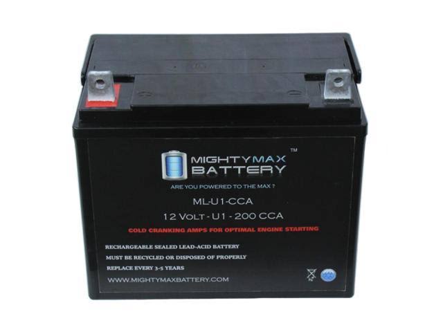 Ml-u1 12V 200cca Battery for MTD Z2256 Zero-Turn Radius Lawn Mower