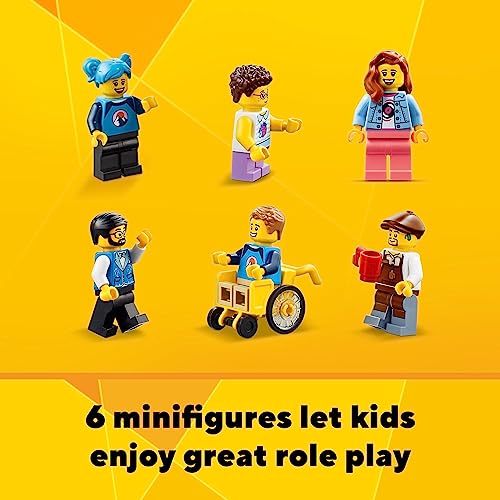 LEGO Creator Main Street 31141 Building Toy Set, 3 in 1 Features a Toy City Art Deco Building, Market Street Hotel