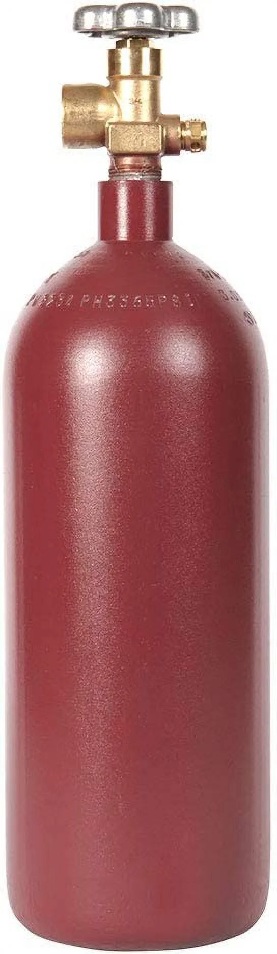 New 20 cu ft Steel Nitrogen Cylinder with CGA580 Valve - Curated Treasures Market