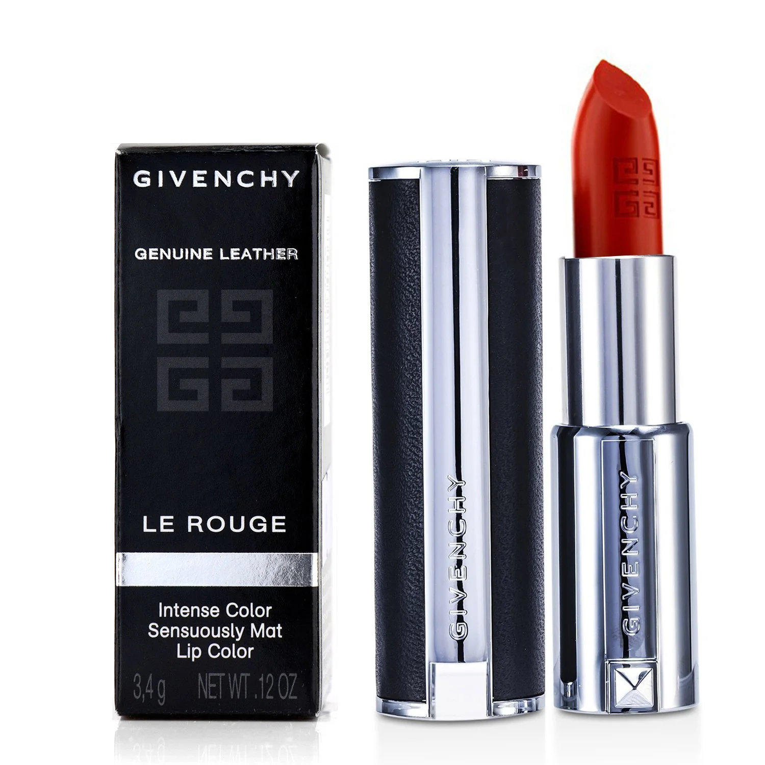 Givenchy Le Rouge Intense Color Sensuously Mat Lipstick - # 202 Rose Dressing  3.4g/0.12oz