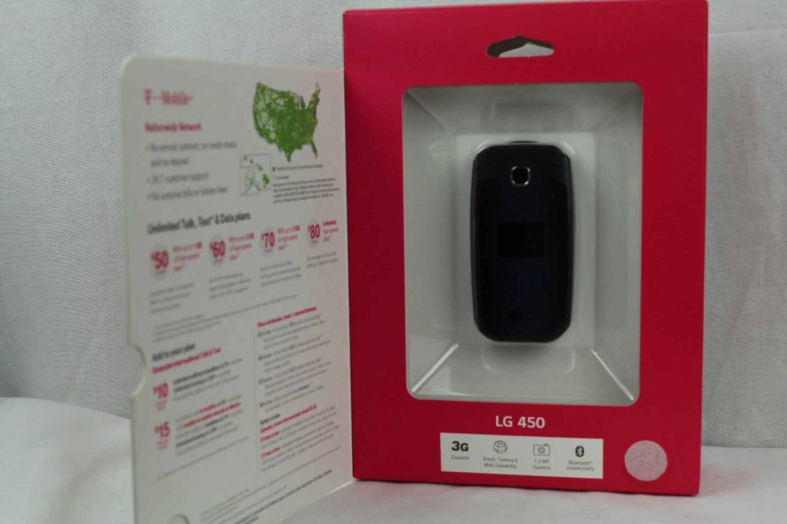 LG 450 Black - No Contract (T-Mobile)