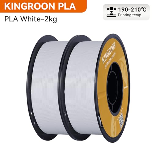 Kingroon PLA 3D Printer Filament, 12Rolls, Dimensional Accuracy +/- 0.03 mm, 12kg Spool(26.4lbs)