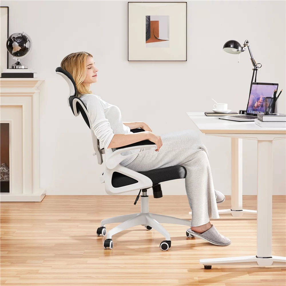 Alden Design Ergonomic Mesh Office Chair with High Back, Black