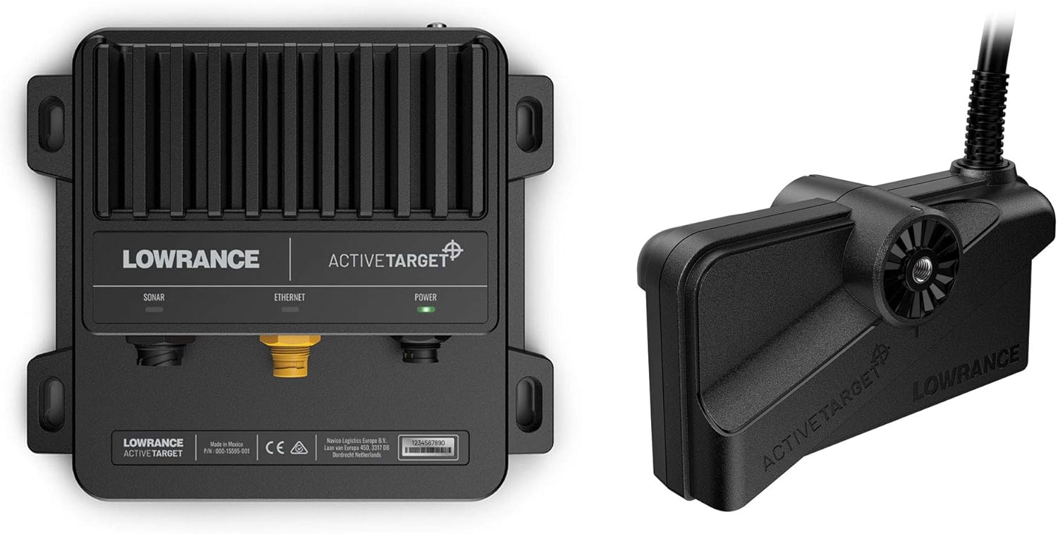 Lowrance ActiveTarget Live Sonar System with Trolling Motor Mounts
