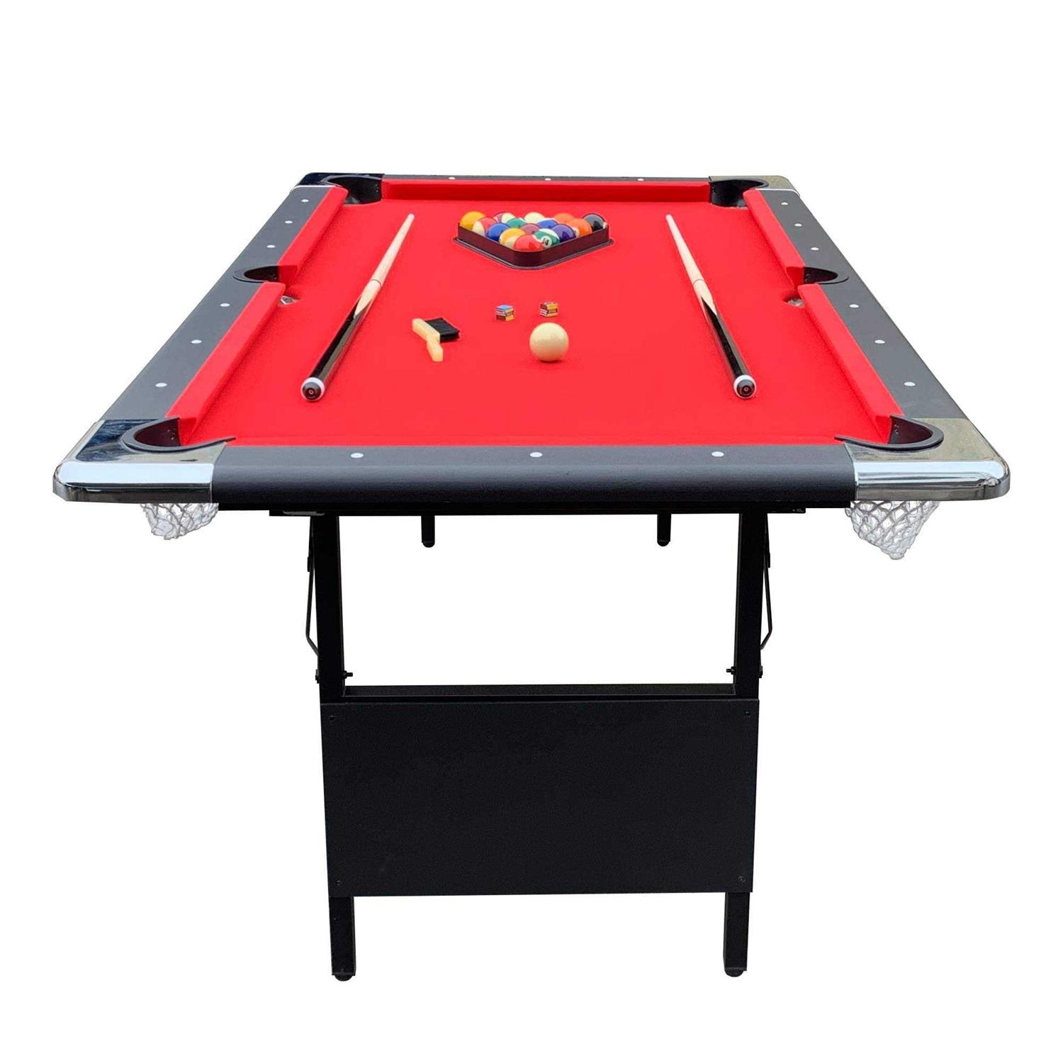 Hathaway Fairmont 6-ft Portable Pool Table - Sports Supplies Online Store