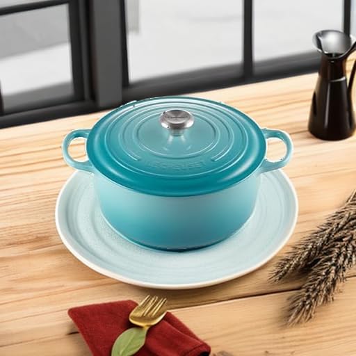 Le Creuset Enameled Cast Iron Signature Round Dutch Oven, 5.5 qt., Cerise