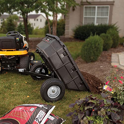 Ohio Steel 3040P-SD Poly Swivel Dump Cart, 10 cu.ft., 600 lb Load Capacity