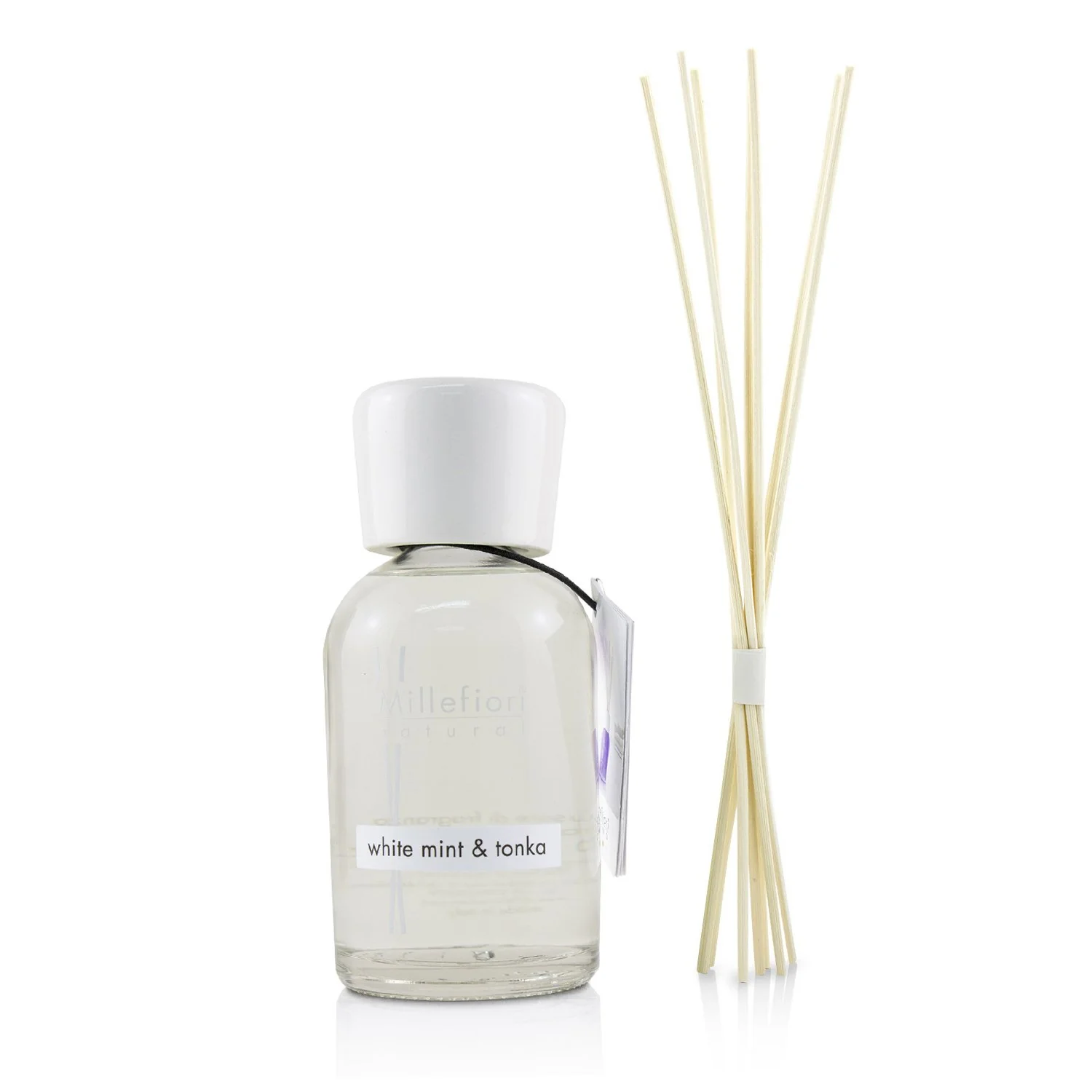 Millefiori Natural Fragrance Diffuser - White Mint & Tonka  100ml/3.38oz