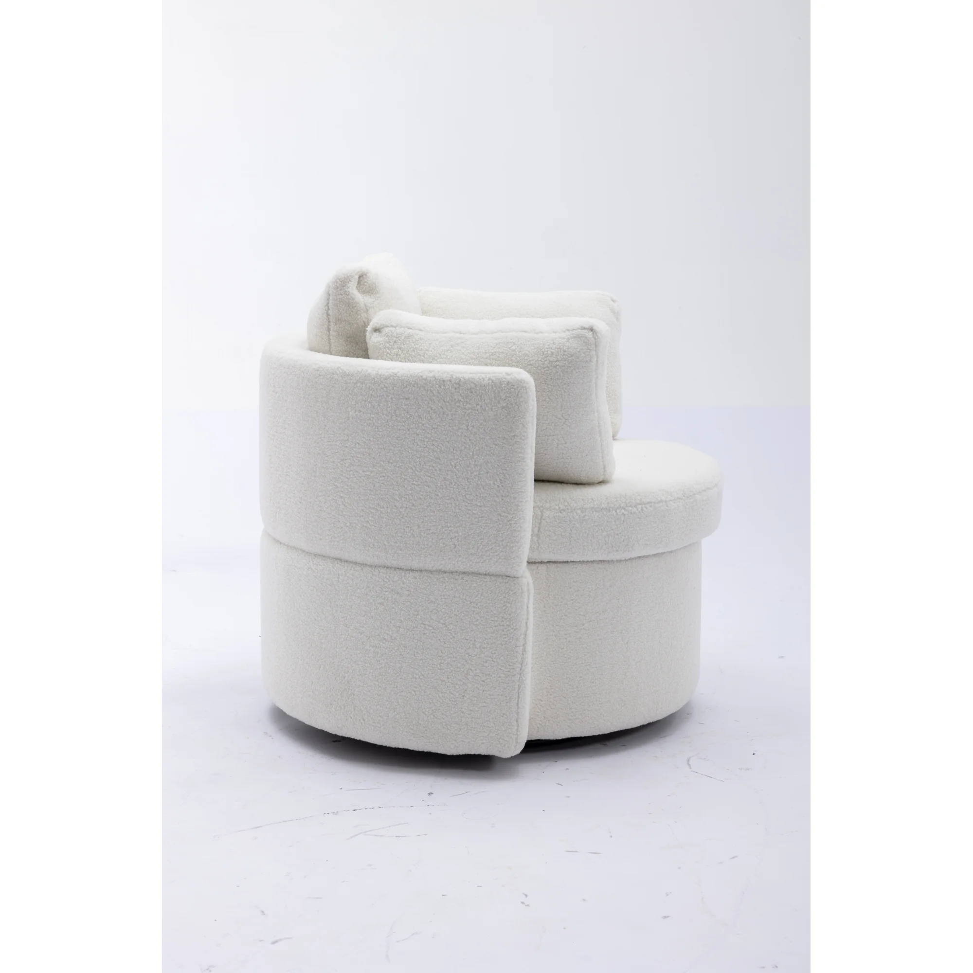 Swivel And Storage Chair For Living Room,Ivory