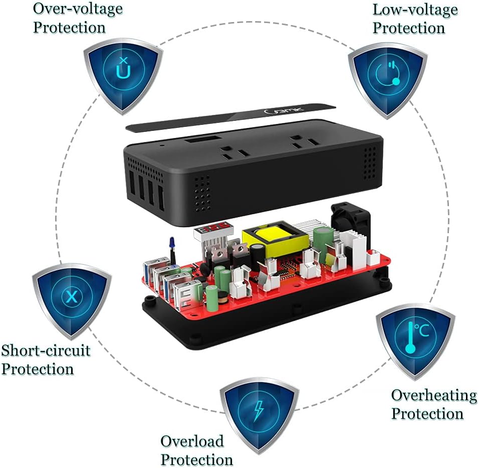 BMK 200W Car Power Inverter
