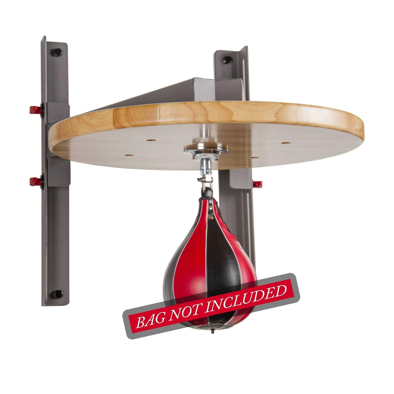 XMark Adjustable Speed Bag Platform With 15 Height Adjustment and Constructed of Heavy Gauge Steel To Minimize Vibration and Optimize Rebound