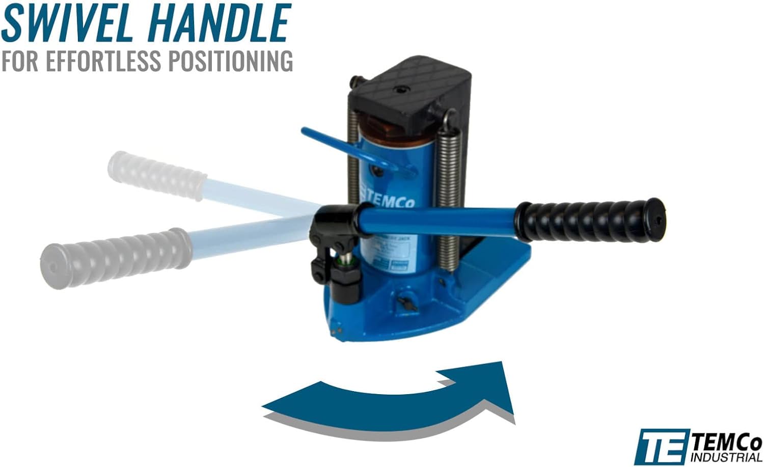 TEMCo Hydraulic Container / Machine Toe Jack (2.5 Ton - 5 Ton) Lift Capacity TH0025