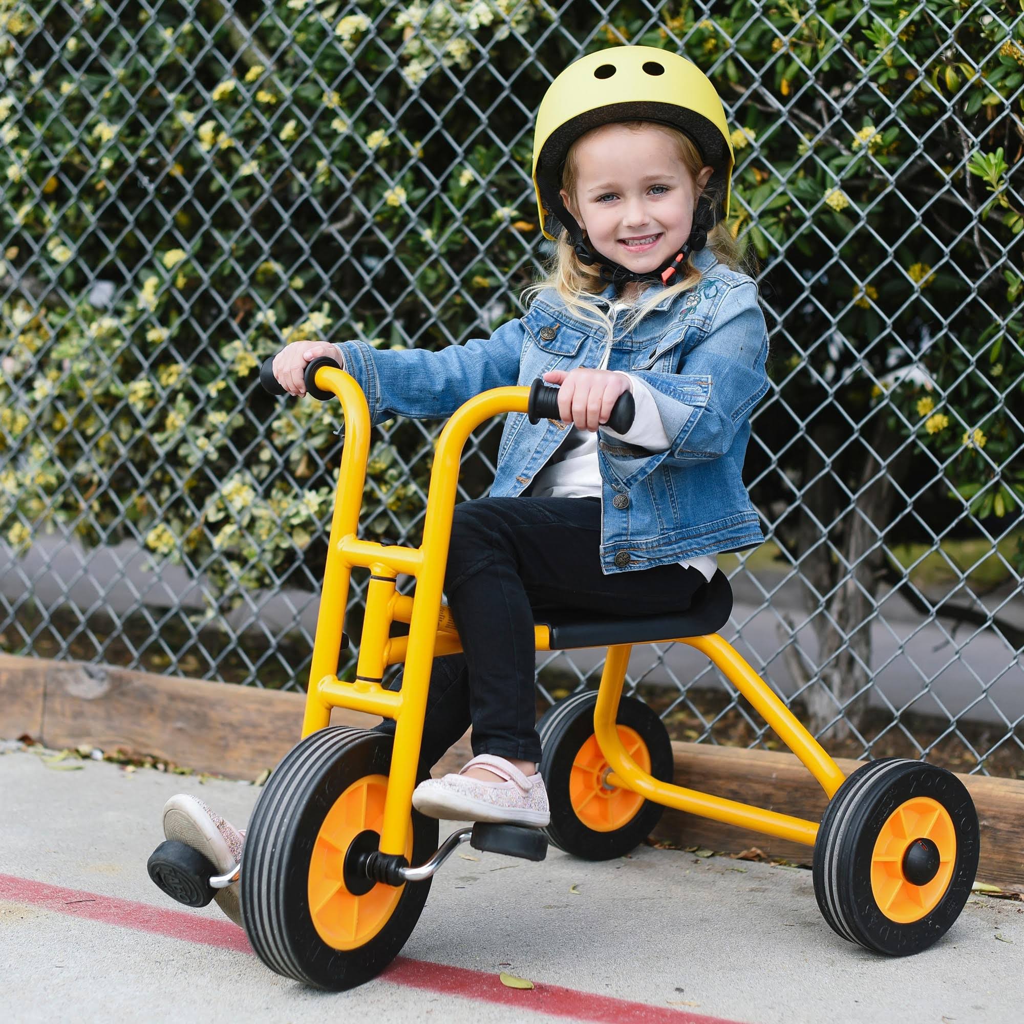 Rabo Powered by Ecr4kids My First Pedaling Trike, Yellow