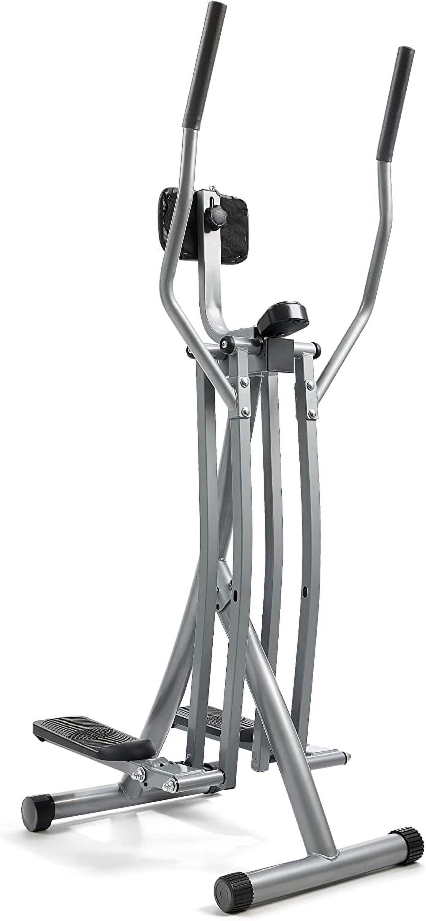 Air Walk Trainer Elliptical Machine Glider w/LCD Monitor, 220 LB Max Weight and 30 Inch Stride