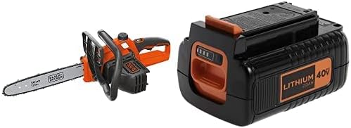 BLACK+DECKER 40V Max Cordless Chainsaw, 12-Inch (LCS1240)
