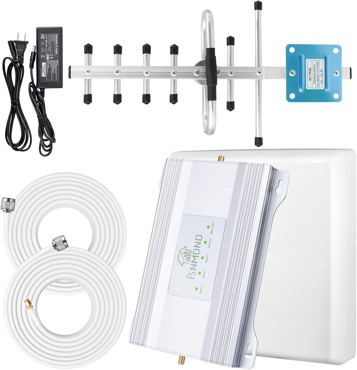 Verizon Home Cell Phone Booster AT&T Signal Booster for Cell Phone Boosts 4G LTE & 5G up to 6,000 sq ft for All U.S. Carriers