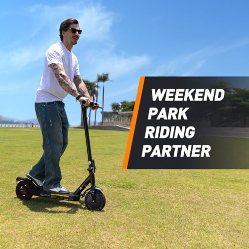 Electric Scooter, 500W/350W Powerful Motor, 22/18 MPH Top Speed, 23/21 Miles Long Range, 10"/8.5" Pneumatic Tires, Smart App