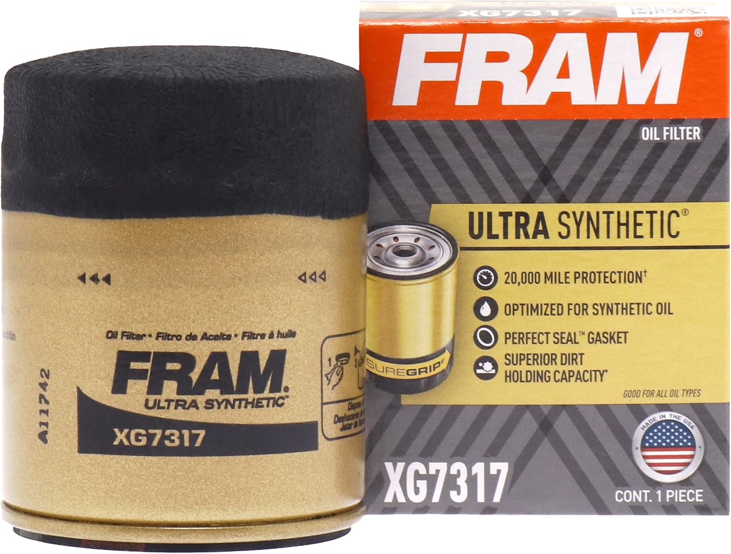 Fram PH7317-12PK Oil Filter Pack of 2
