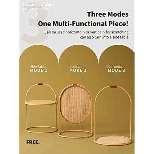 ms!make sure cat scratching post three modes cat scratcher - Pet Supplies online store