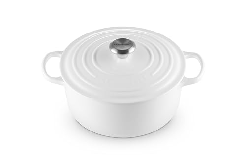 Le Creuset Enameled Cast Iron Signature Round Dutch Oven, 5.5 qt., Cerise
