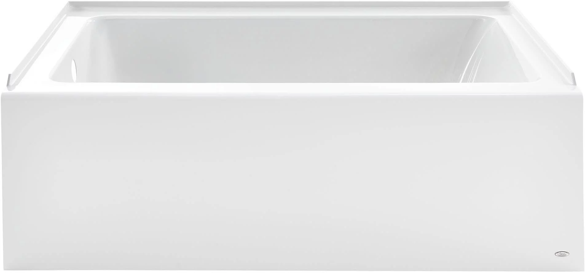 American Standard Studio 60 x 30in Acrylic Integral Apron Bathtub With Right-Hand Outlet in White - Radiant Selections