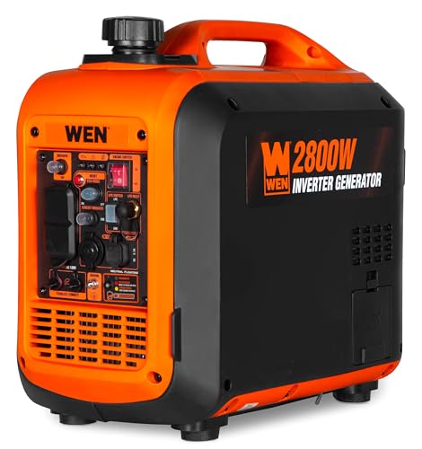WEN 2800-Watt Dual Fuel Inverter Generator, Quiet, Portable, and Lightweight with Fuel Shut Off and CO Watchdog (DF280iX)