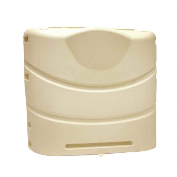 Camco - Heavy-Duty 20lb or 30lb Dual Propane Tank Cover (Beige) 40532