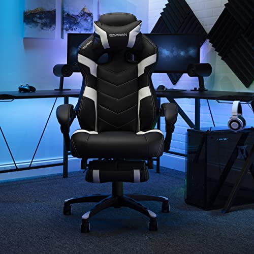 RESPAWN 110 Pro Gaming Chair - Gaming Chair with Footrest, Reclining Gaming Chair, Video Gaming Computer Desk Chair, Adjustable Desk Chair