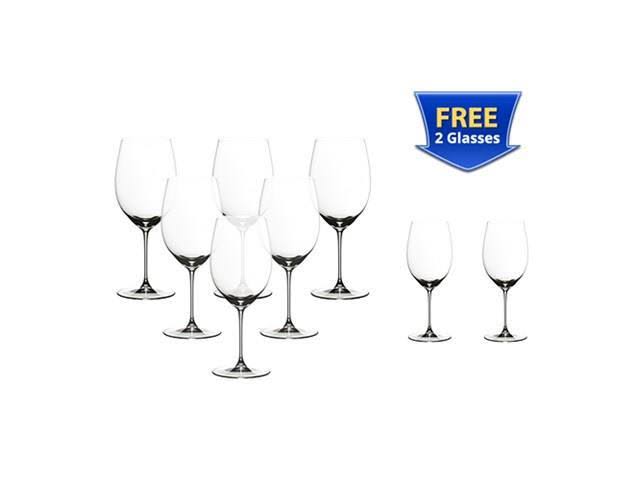 Riedel Veritas Cabernet / Merlot Pay 6 Get 8