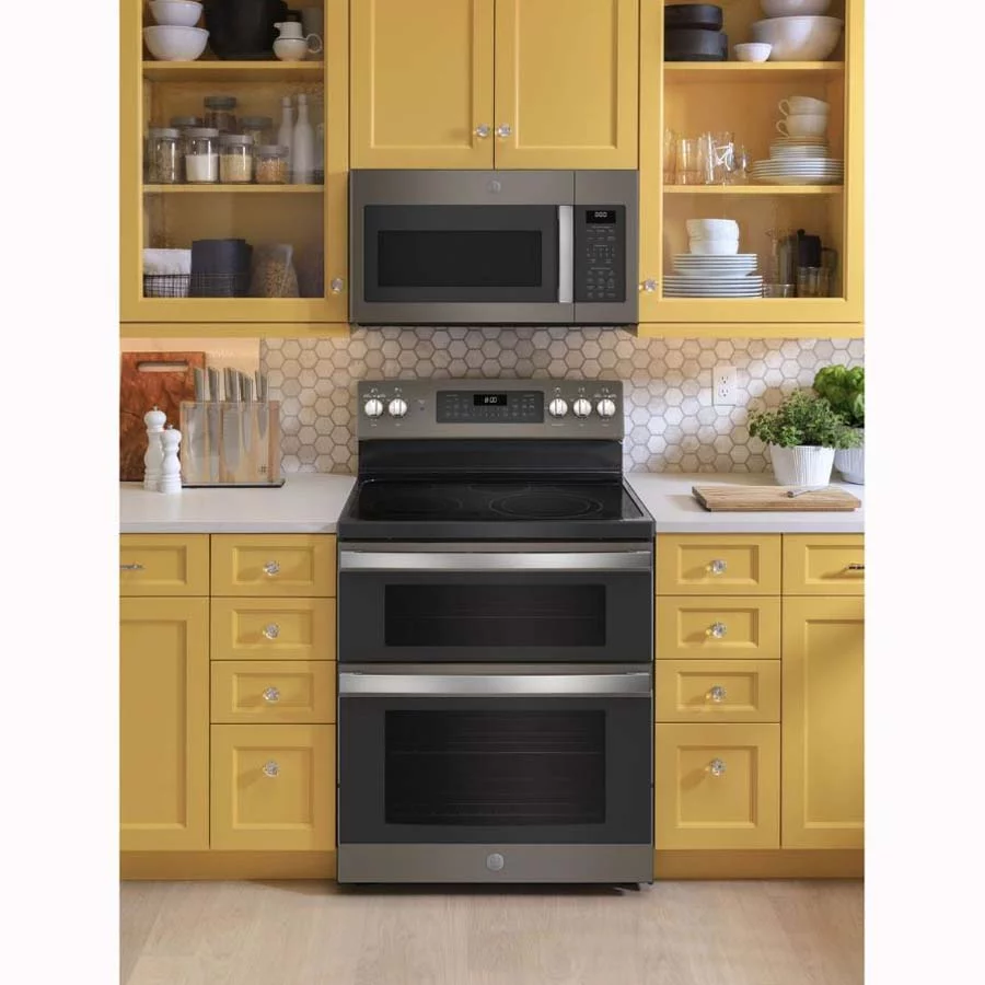 GE 1.7 Cu. Ft. Over-the-Range Sensor Microwave Oven, Slate