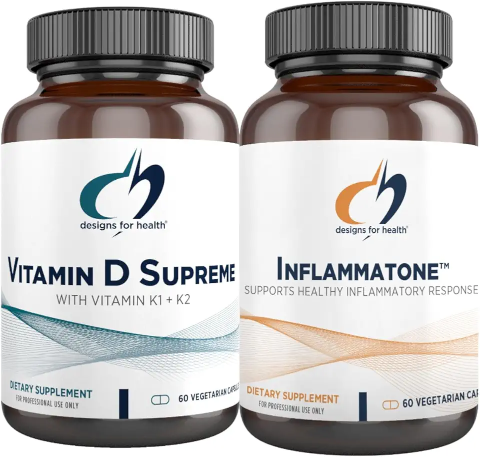 Designs for Health Vitamin D Supreme + Inflammatone Bundle