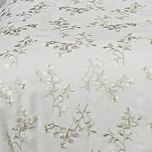 Riverbrook Home 100% Polyester Comforter Set, Queen, Hillcrest - Ivory/Gold, 9 Piece Set