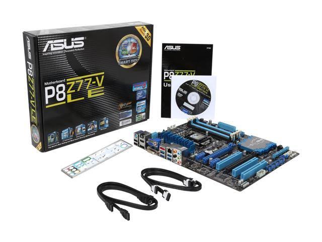Asus P8Z77-V Le Desktop Motherboard - Intel Z77 Express Chipset - Sock