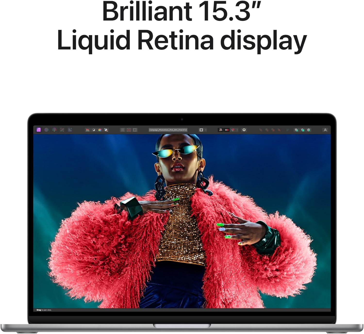 Apple 2024 MacBook Air 15-inch Laptop with M3 chip, 16GB Unified Memory, 1TB SSD Storage, Space Gray - Z1GD000JF