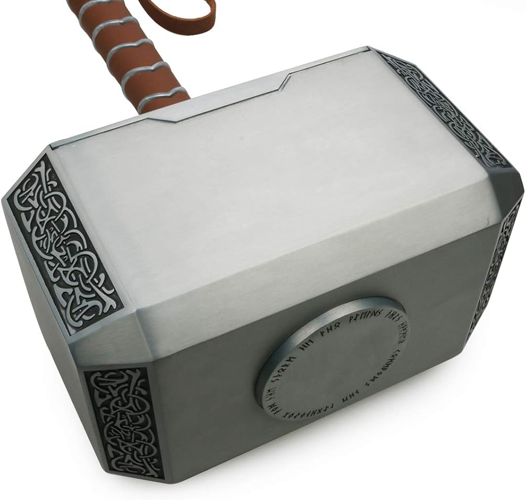 Gmasking 2020 Norse Mythology Metal Mjolnir Thors Adult Hammer Collectible 1:1 Replica