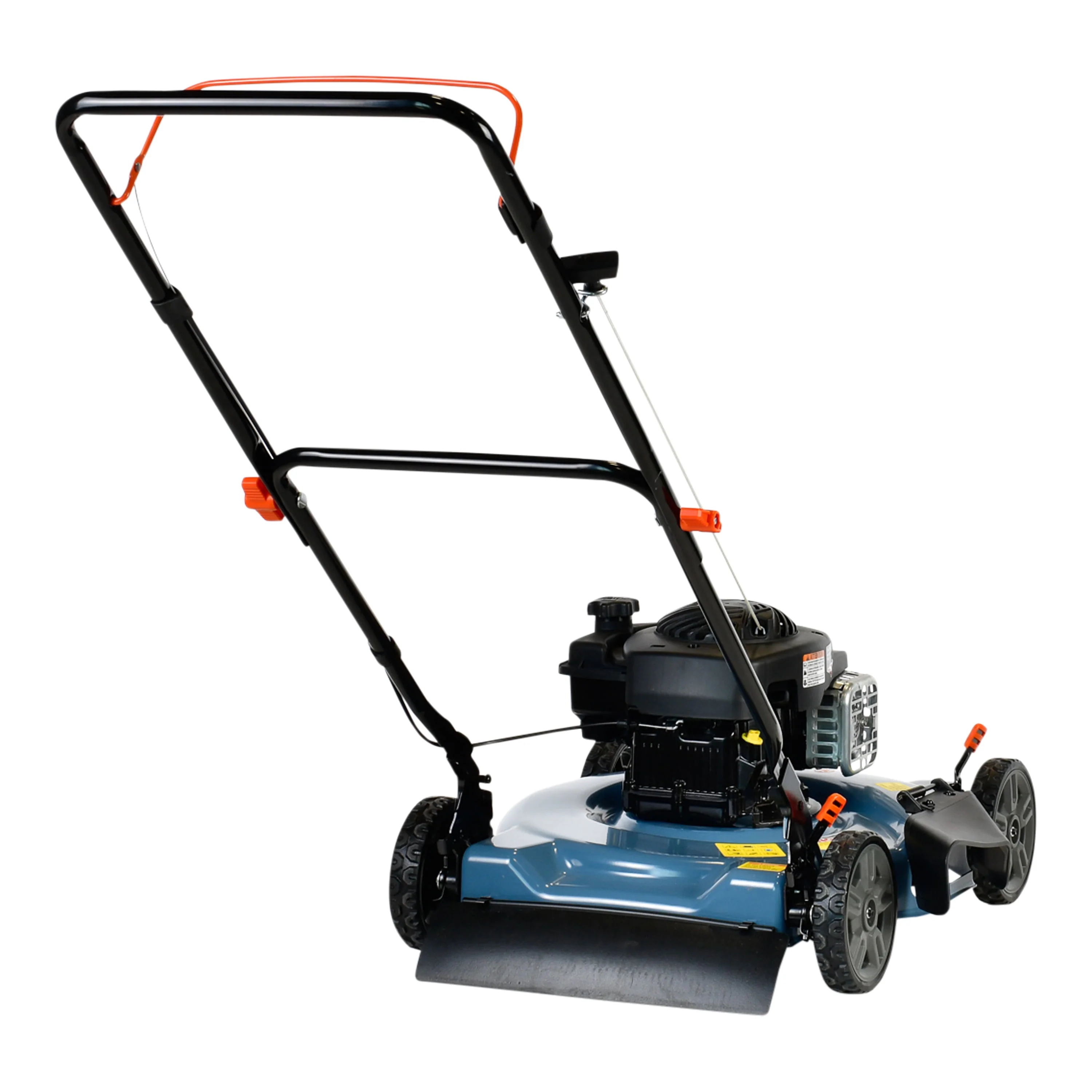 SENIX Gas Lawn Mower, 20-Inch, 125 cc 4-Cycle Briggs & Stratton Engine, Push Lawnmower with Side Discharge, 3-Position Height Adjustment, LSPG-L2