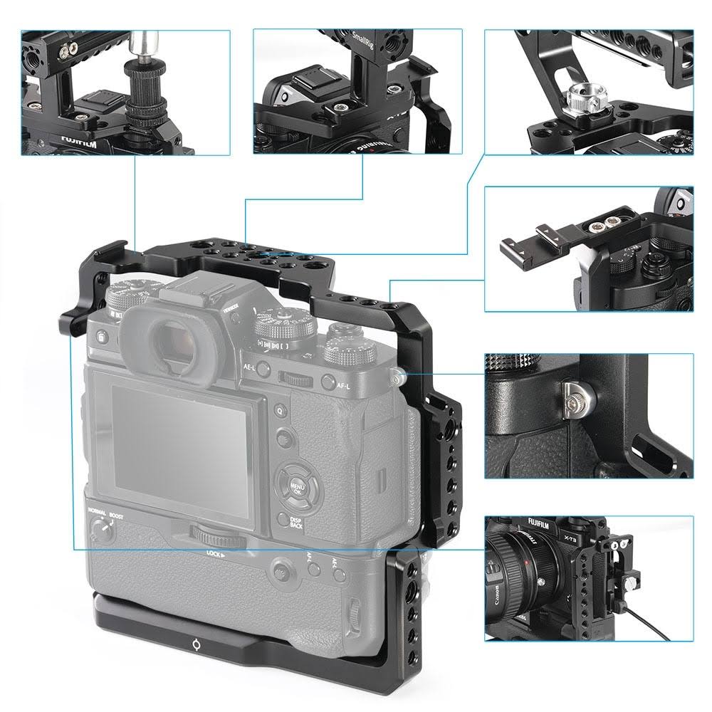 SmallRig Cage for Fujifilm X-T2 and X-T3 Camera with Battery Grip 2229