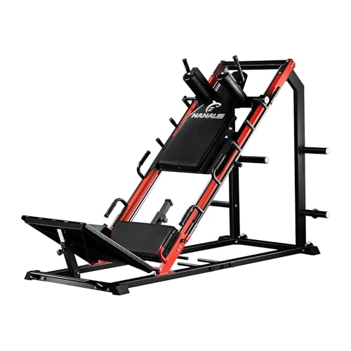 NANAUE Leg Press Hack Squat Machine, Commercial Grade Leg Press Machine for Home Gym with Linear Bearing