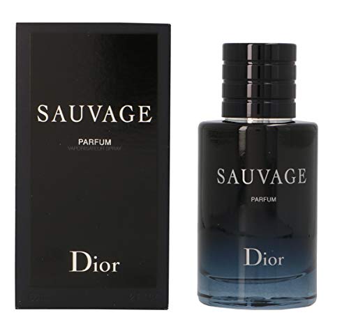 Dior Sauvage Parfum Spray for Men 2.0 Ounces, clear