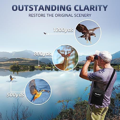 40X60 Monocular Telescope, High Power Monocular for Adults with Phone Adapter& Tripod& Hand Strap, Low Night Vision Monocular