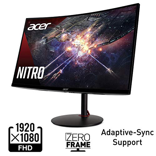 Acer Nitro XZ270 Xbmiipx 27" 1500R Curved Full HD (1920 x 1080) VA Zero-Frame Gaming Monitor with Adaptive Sync