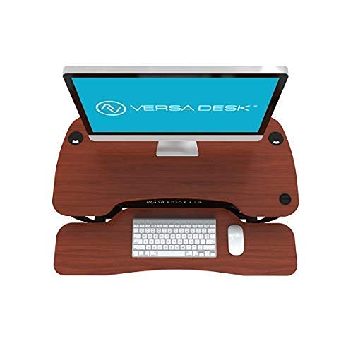 VERSADESK PowerPro™ 36 Inch Electric Standing Desk Converter, Height Adjustable Sit to Stand Up Desk Riser