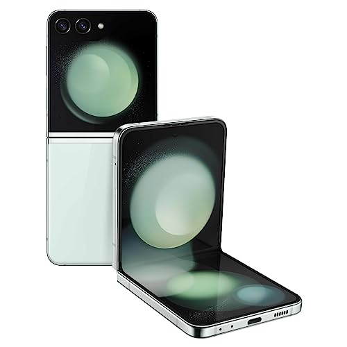 Samsung Galaxy Z Flip5 AI Cell Phone, 256GB Unlocked Android Smartphone, Compact Foldable Design, One-Hand Control, Best Selfies, Large Cover Screen